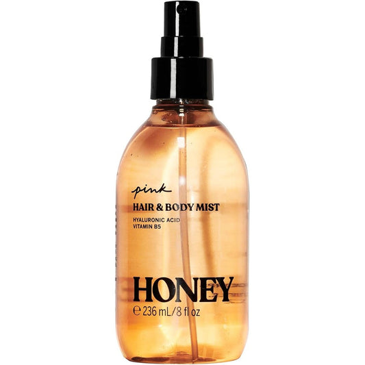 Victoria's Secret PINK Honey Hair And Body Mist Perfume Spray For Women 8 Fluid Ounces - Image 1
