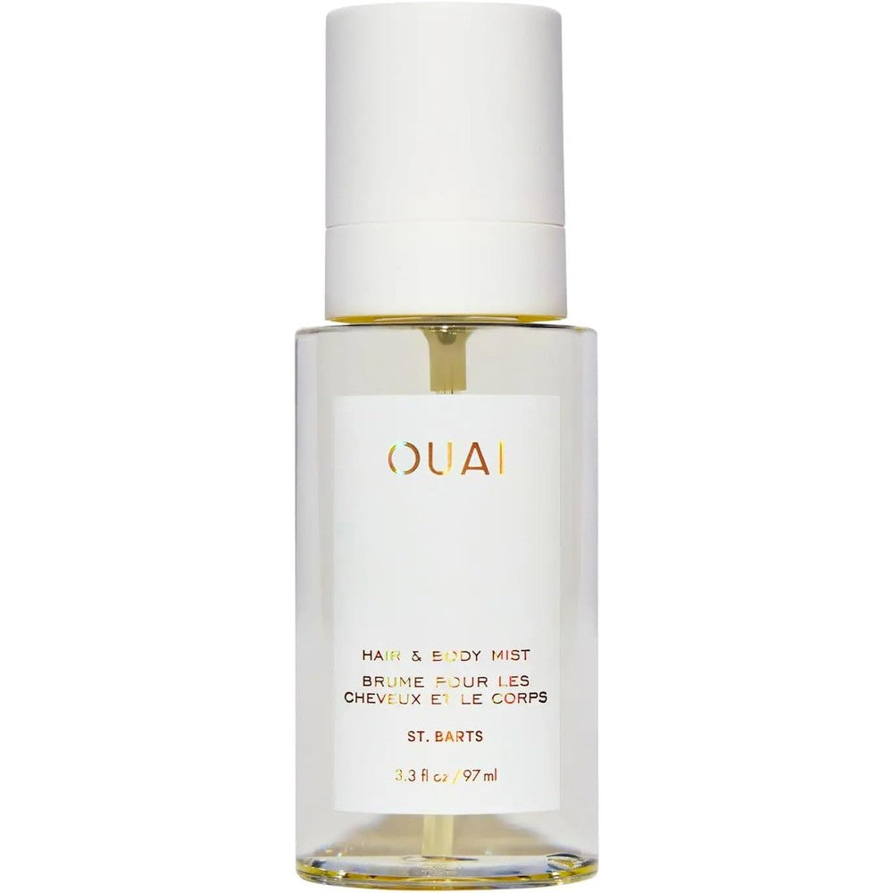 OUAI St Barts Hair and Body Mist 3.3 oz bottle for a tropical fragrance
