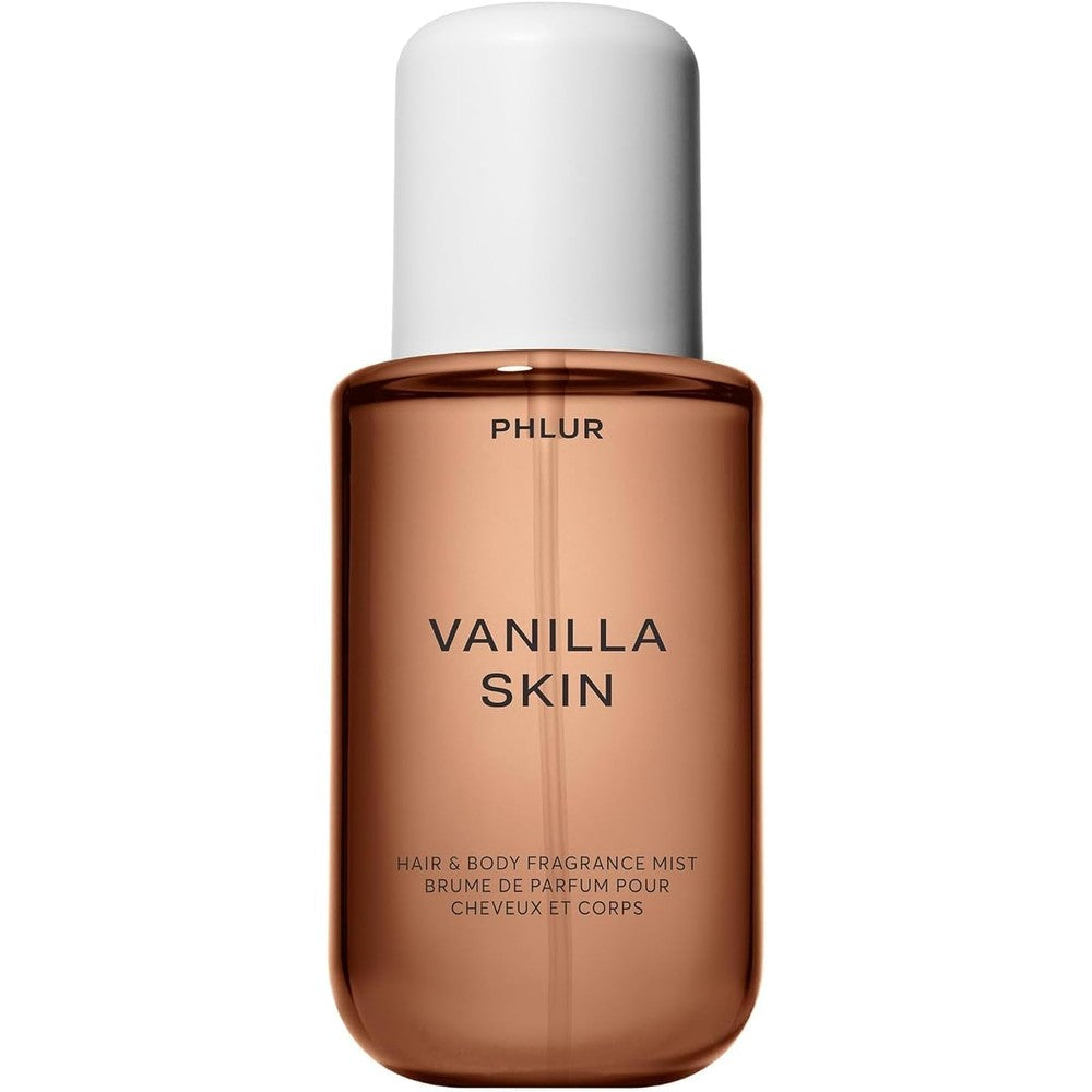 PHLUR Vanilla Skin Hair and Body Fragrance Mist front view bottle