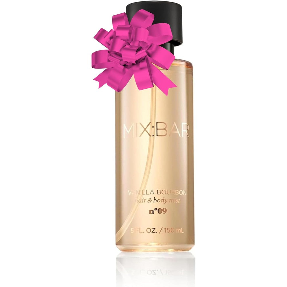 MIX:BAR Vanilla Bourbon Hair and Body Mist front view authentic USA imported fragrance