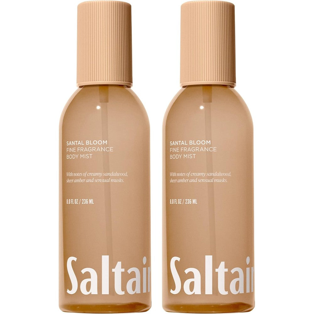 Saltair Santal Bloom Fine Fragrance Body Mist two pack front view