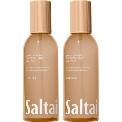 Saltair Santal Bloom Fine Fragrance Body Mist two pack front view