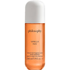 Philosophy Vanilla Hug hair and body fragrance mist front view packaging bottle.