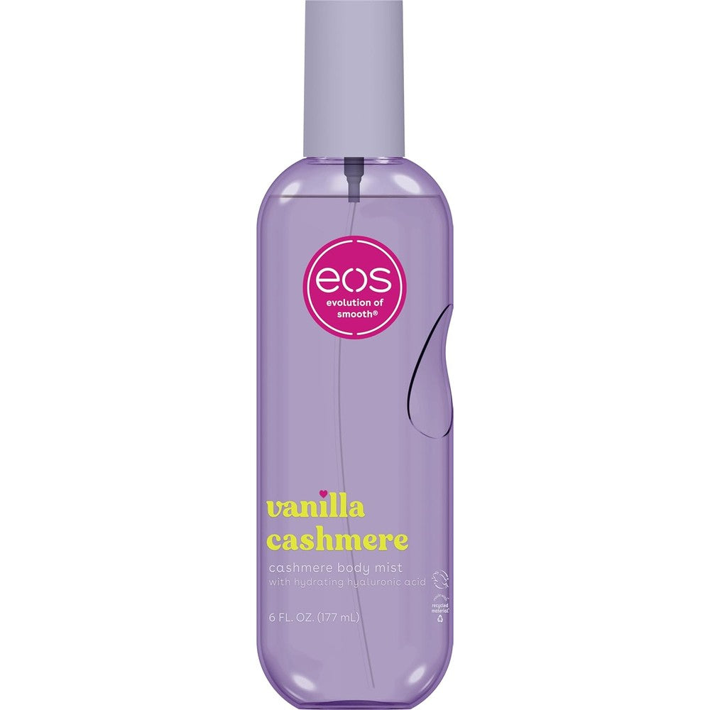 Eos Cashmere Body Mist Vanilla Cashmere 6 fluid ounce front view