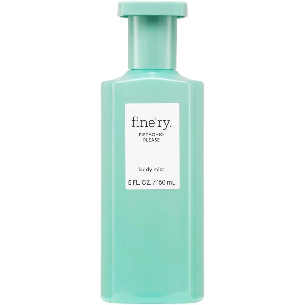 Fine'ry Pistachio Please Hair and Body Fragrance Mist front view bottle