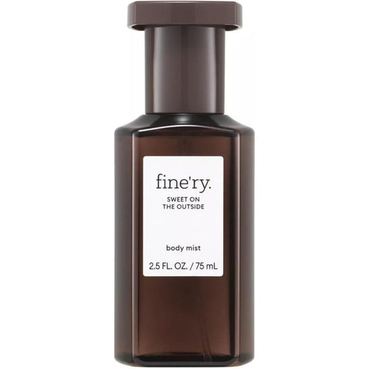 Fine'ry Vanilla Gourmand Sweet on the Outside front view dark brown glass bottle