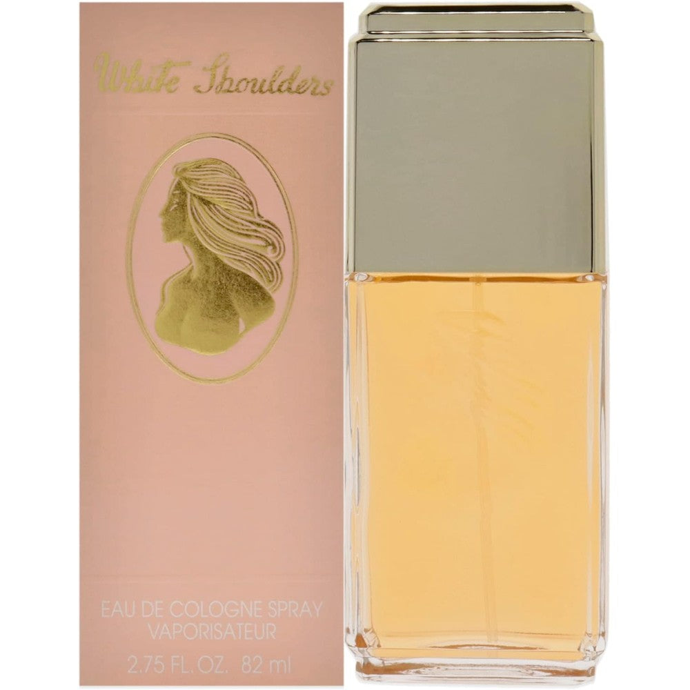 Evyan White Shoulders Eau De Cologne 2.75 Fluid Ounces front view bottle