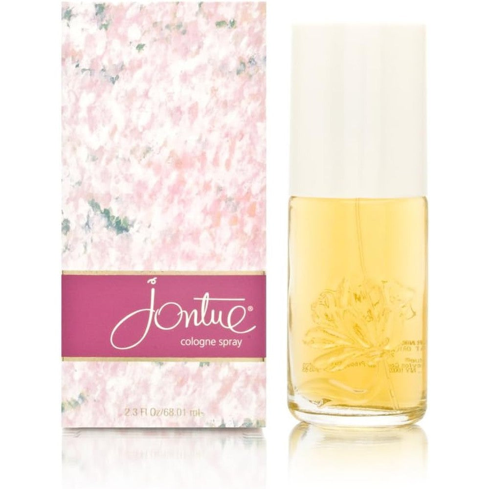 Revlon Jontue for women cologne spray front view bottle on white background