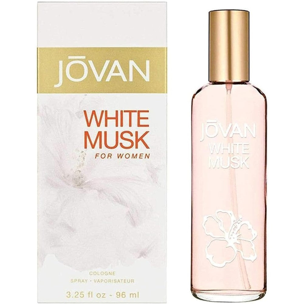 Jovan White Musk Eau de Cologne Spray for women front view bottle