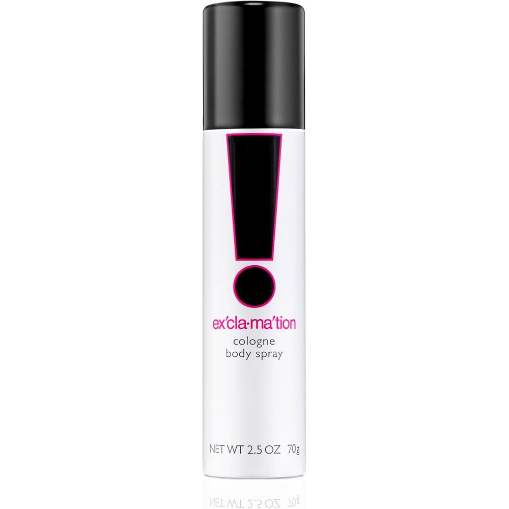 Exclamation by Coty cologne body spray for women front view