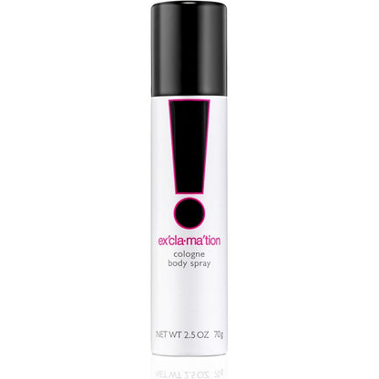 Exclamation by Coty cologne body spray for women front view
