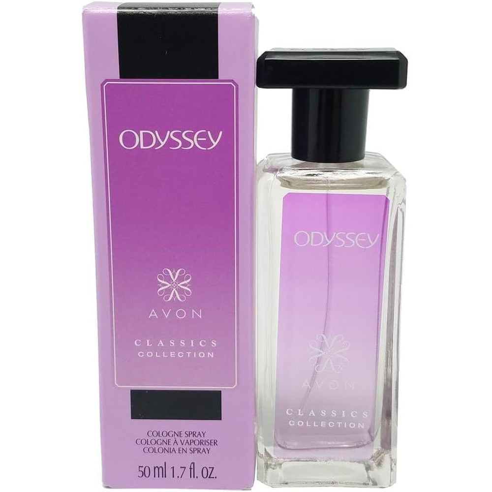 Avon Classics Odyssey Cologne front view bottle and packaging