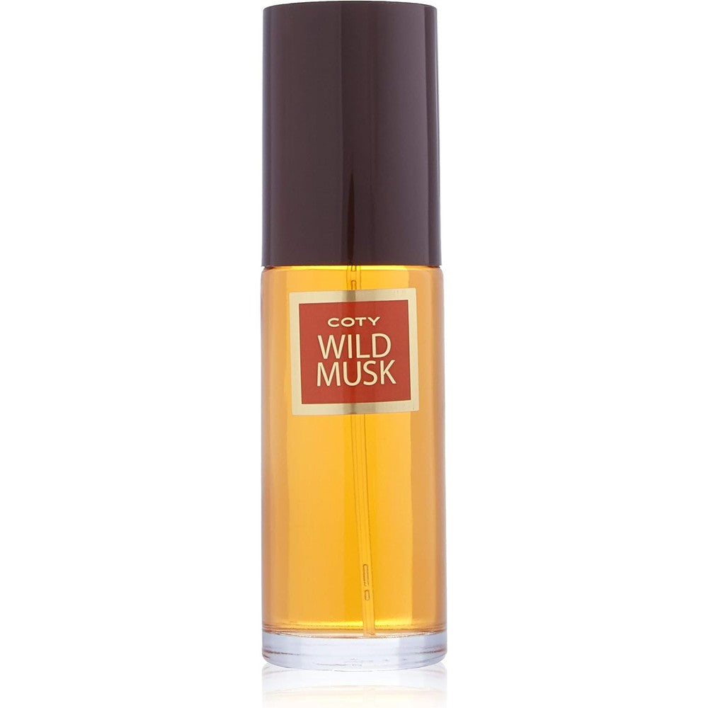 Coty Wild Musk Cologne Spray for Women front view bottle packaging
