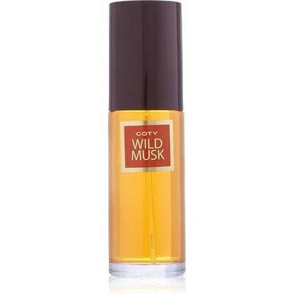 Coty Wild Musk Cologne Spray for Women front view bottle packaging