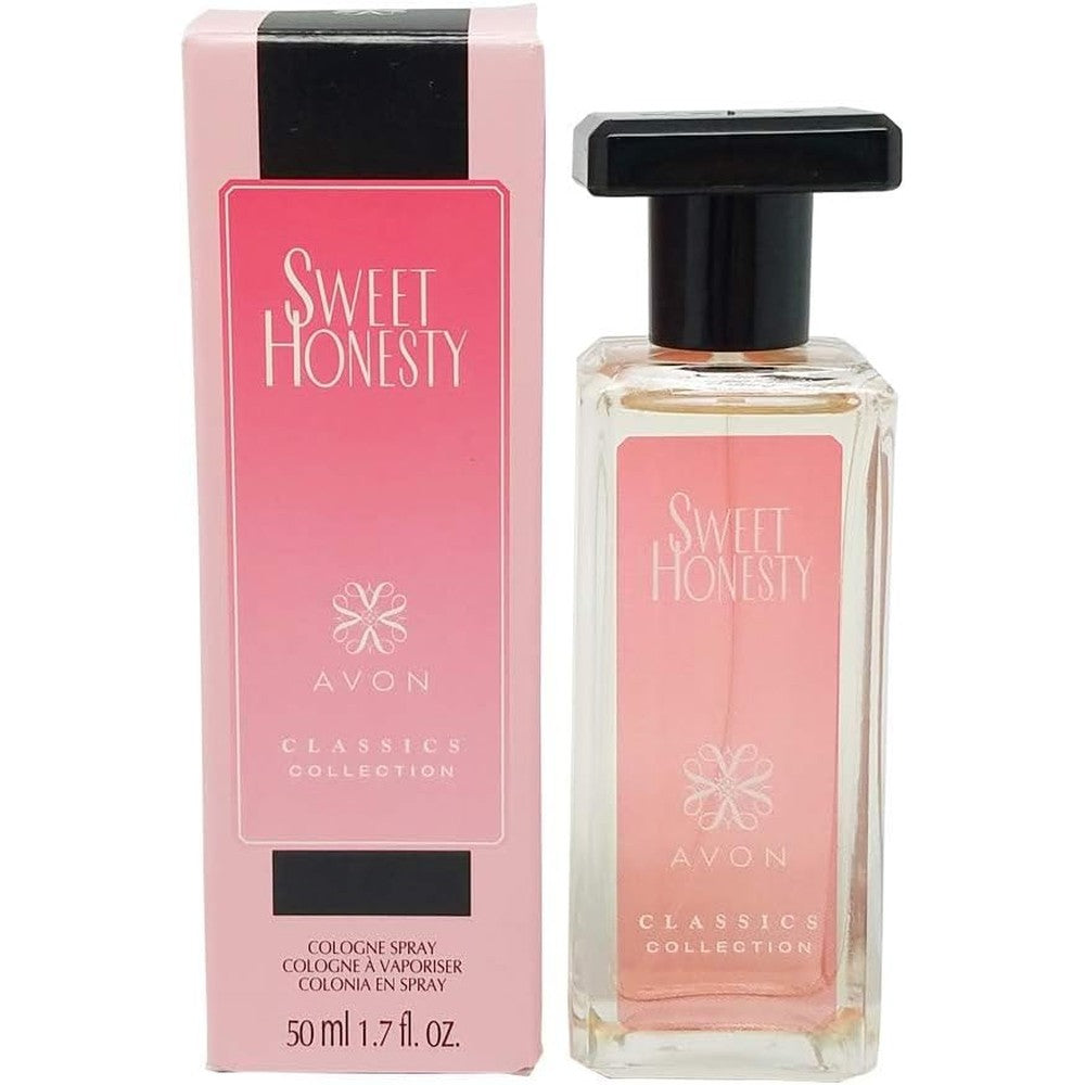 Avon Sweet Honesty Classics Collection cologne spray front view for authentic women perfume