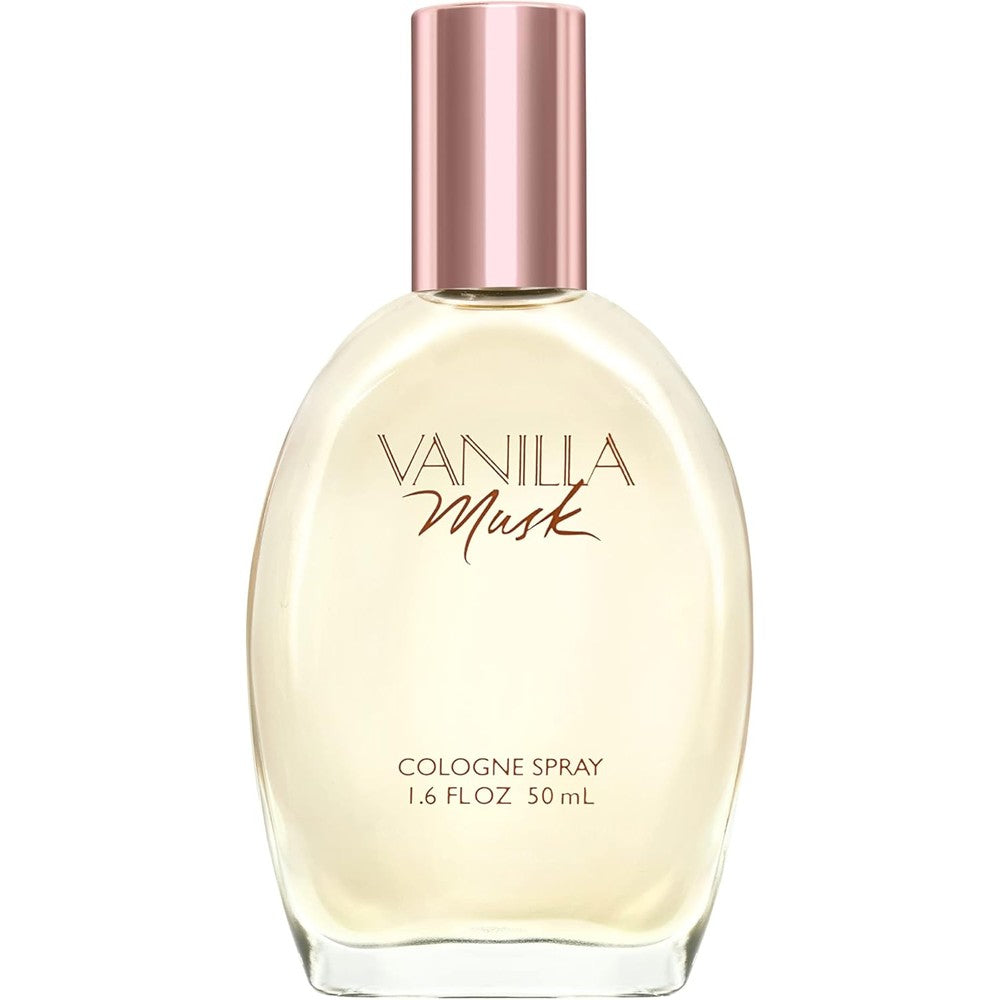 Coty Vanilla Musk Cologne Spray front view bottle on white background