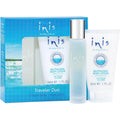 Inis the Energy of the Sea Cologne and Body Lotion Traveler Duo front view showcasing the packaging and bottles.