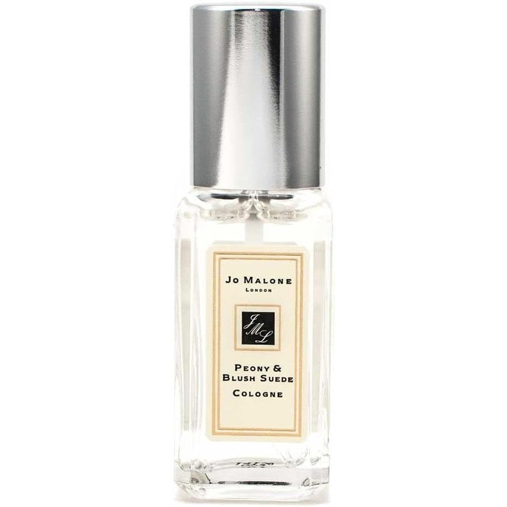 Jo Malone London Peony and Blush Suede Eau de Cologne 0.3 ounce travel spray bottle front view