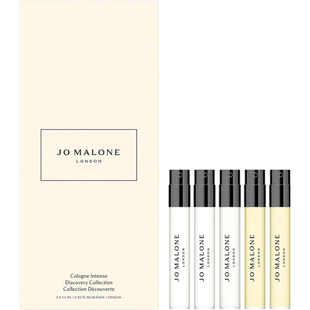 Jo Malone Cologne Intense Discovery Collection set of 5 vials front view
