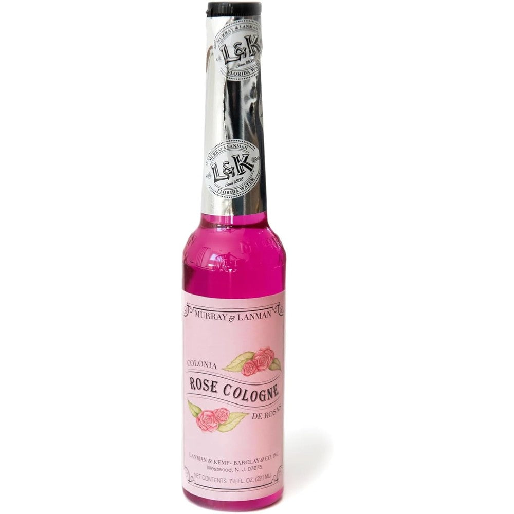 Lanman & Kemp Florida Water Rose Cologne 7.5 Fluid Ounce bottle front view