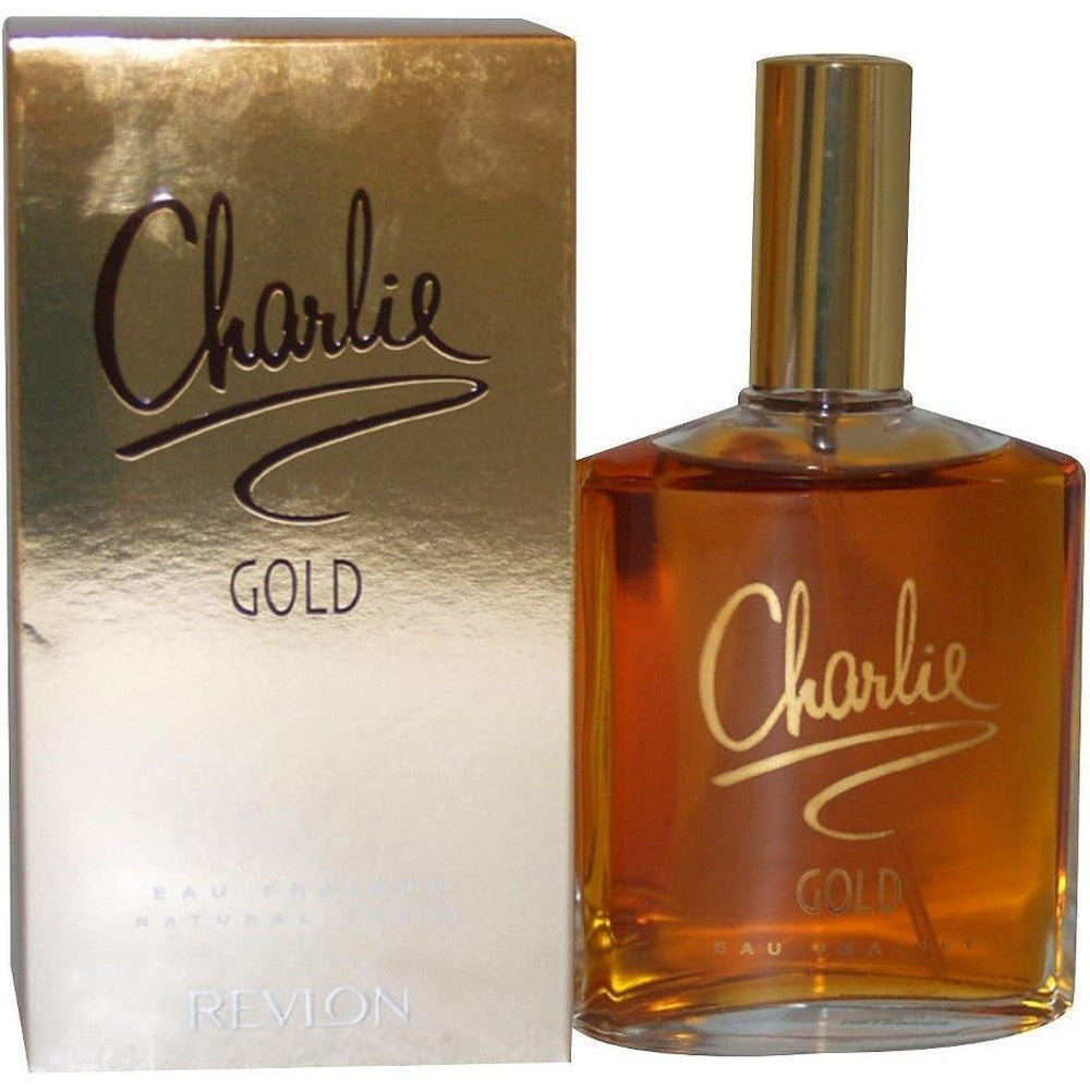 Revlon Charlie Gold Eau Fraiche Spray for women one hundred milliliter front view
