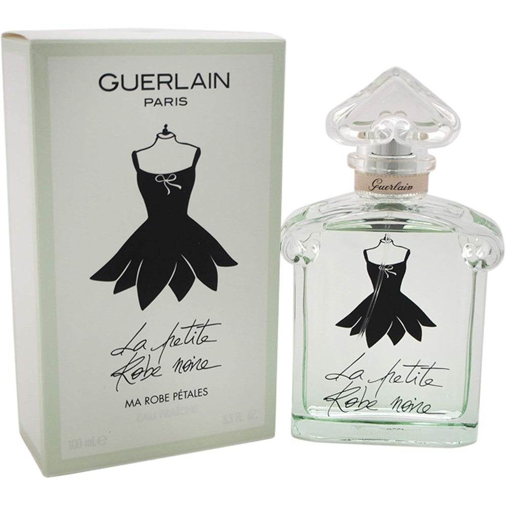 Guerlain La Petite Robe Noire Ma Robe Petales Eau Fraiche 3.3 Ounce front view bottle