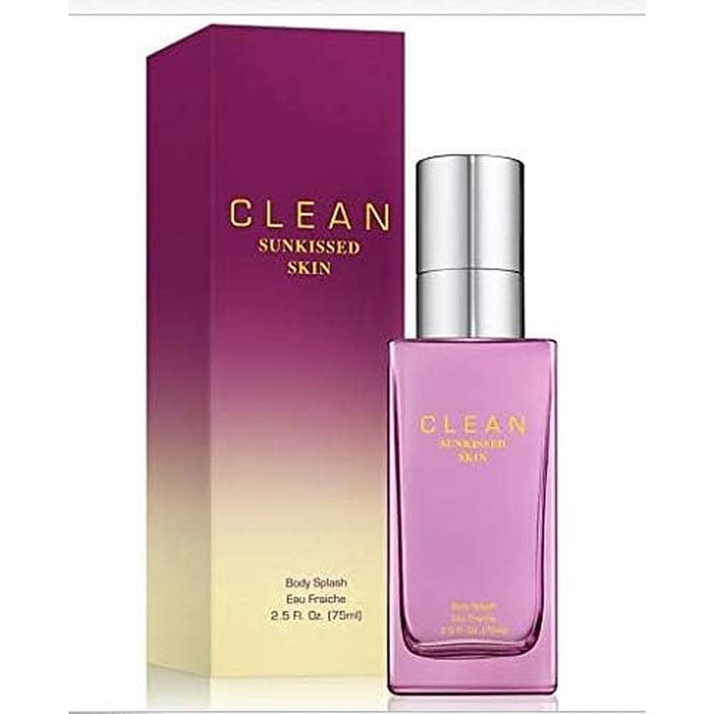 Clean Sunkissed Skin Body Splash Eau Fraiche purple gradient bottle front view authentic imported summer fragrance