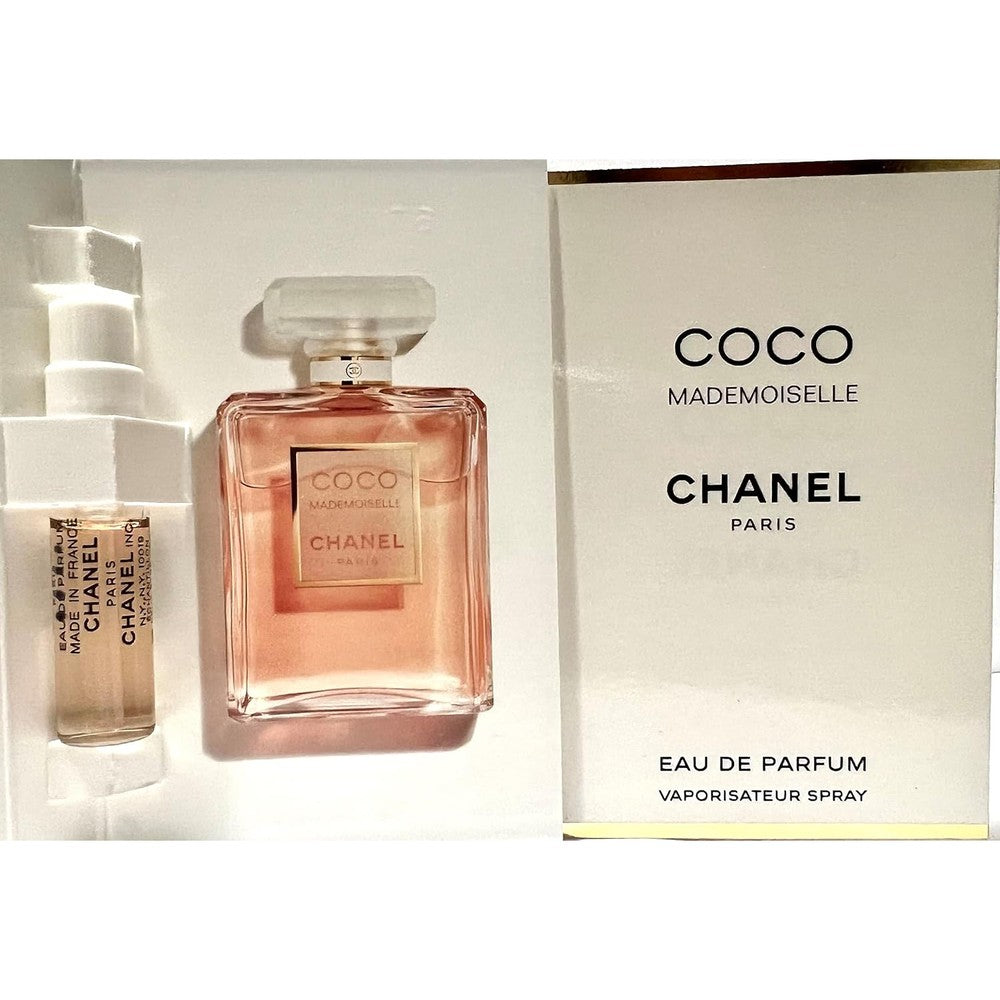 Chanel Coco Mademoiselle Eau De Parfum travel sample vial front view