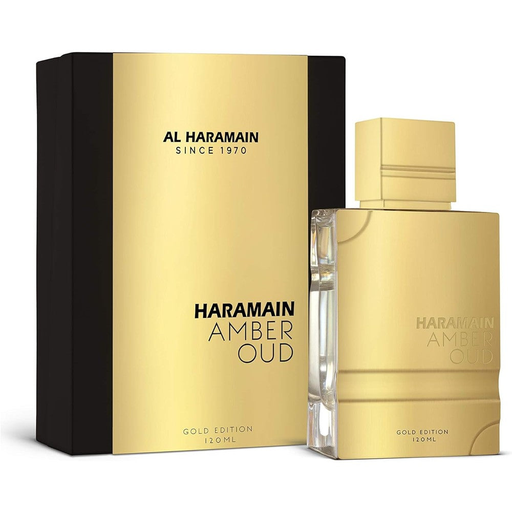 Al Haramain Amber Oud Gold Edition 4.0 Ounce unisex perfume spray bottle front view