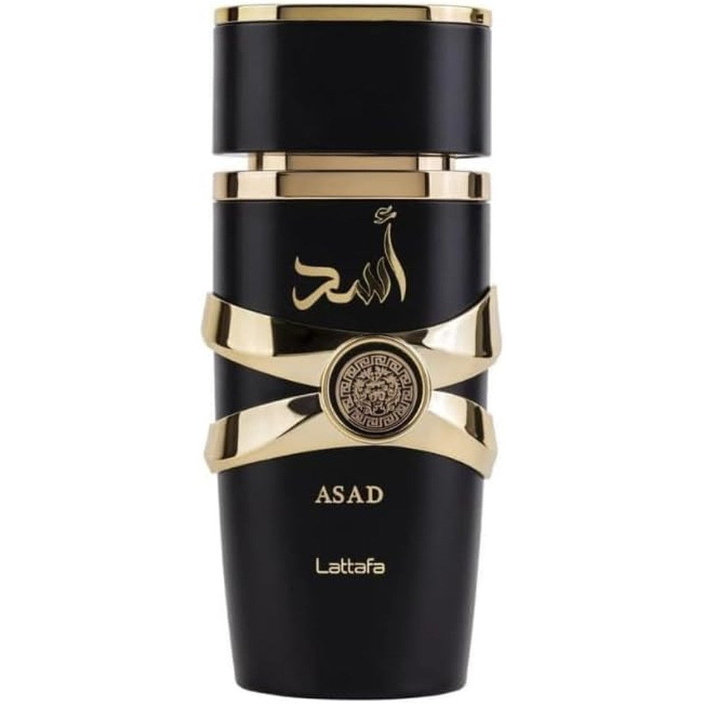 Lattafa Perfumes Asad Eau De Parfum spray front view genuine luxury perfume bottle