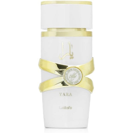Lattafa Yara Moi Eau de Parfum 100ml white bottle front view