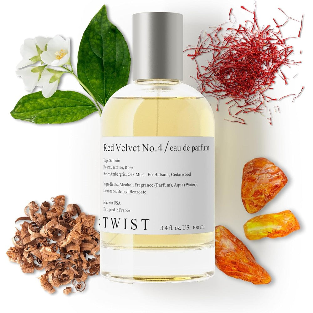 House Of Twist Red Velvet Number Four Eau De Parfum front view bottle