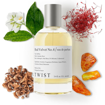 House Of Twist Red Velvet Number Four Eau De Parfum front view bottle
