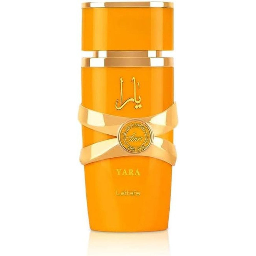 Lattafa Yara Tous Eau De Parfum front view yellow bottle luxury women perfume