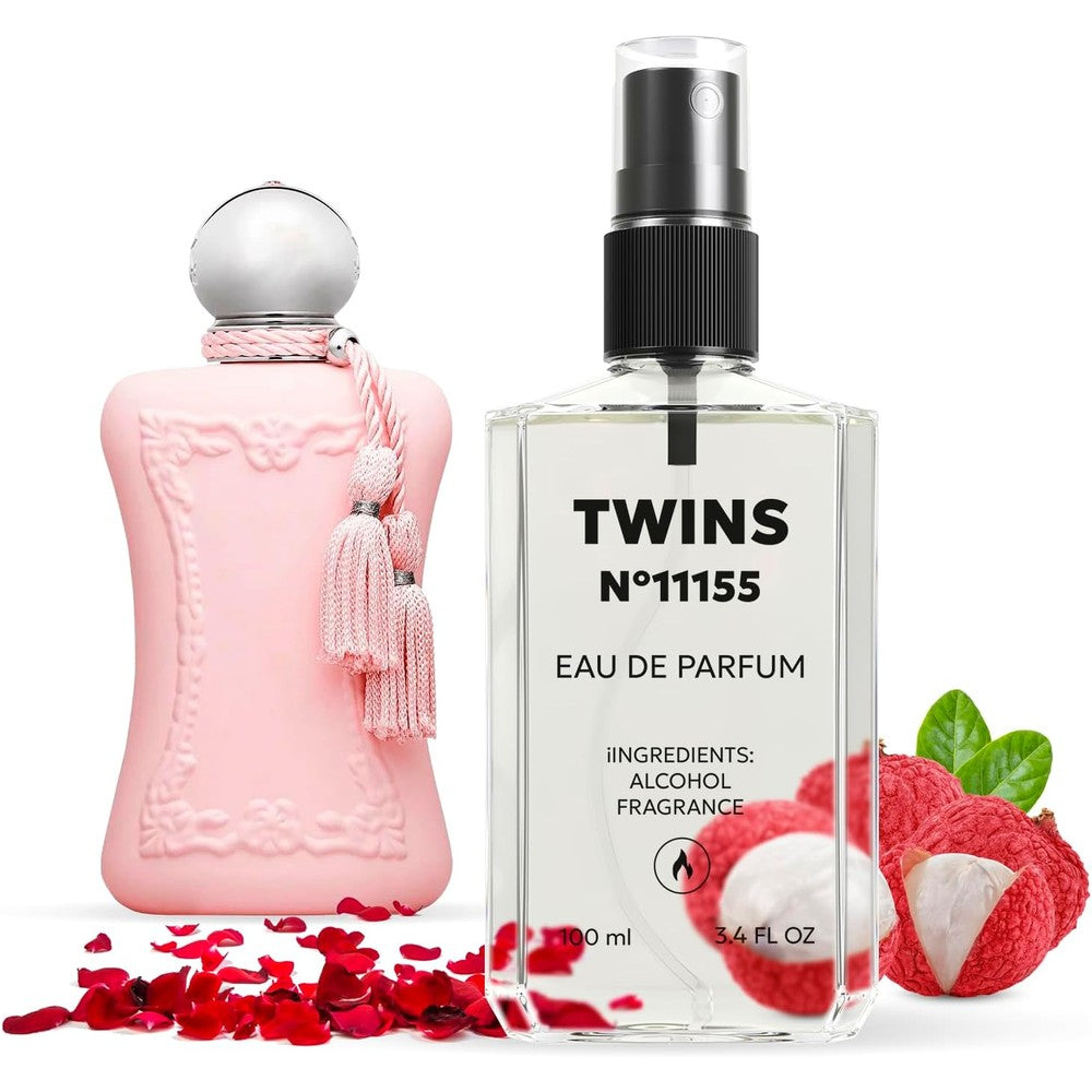 TWINS PARFUM Impression of Delina floral perfume for women front view