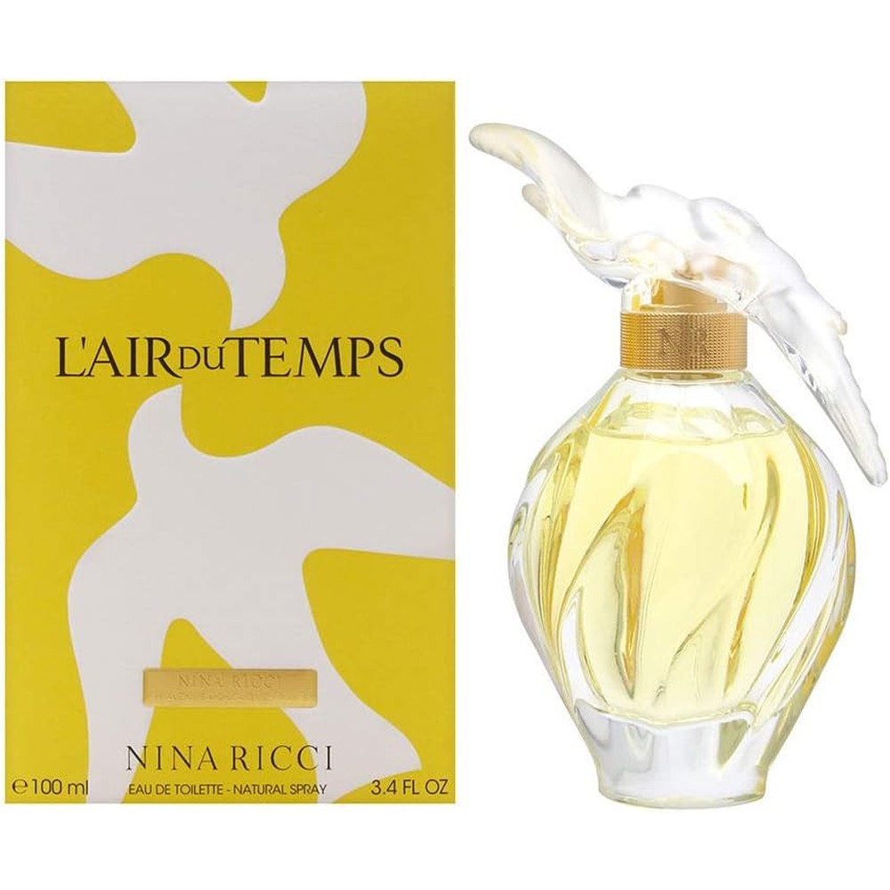Nina Ricci L'Air Du Temps Eau De Toilette front view of iconic bottle