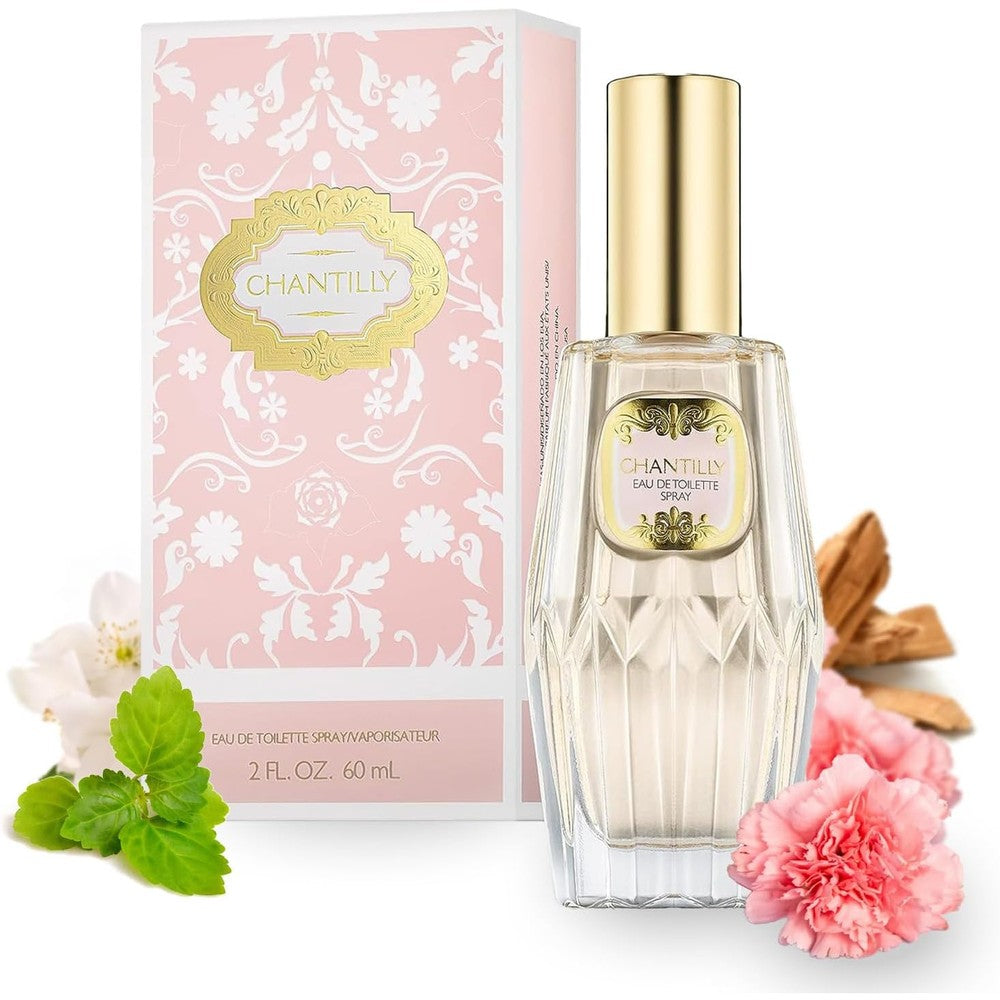Dana Chantilly Eau De Toilette spray bottle front view