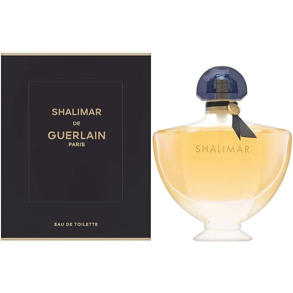 Guerlain Shalimar Eau De Toilette Spray for women front bottle view