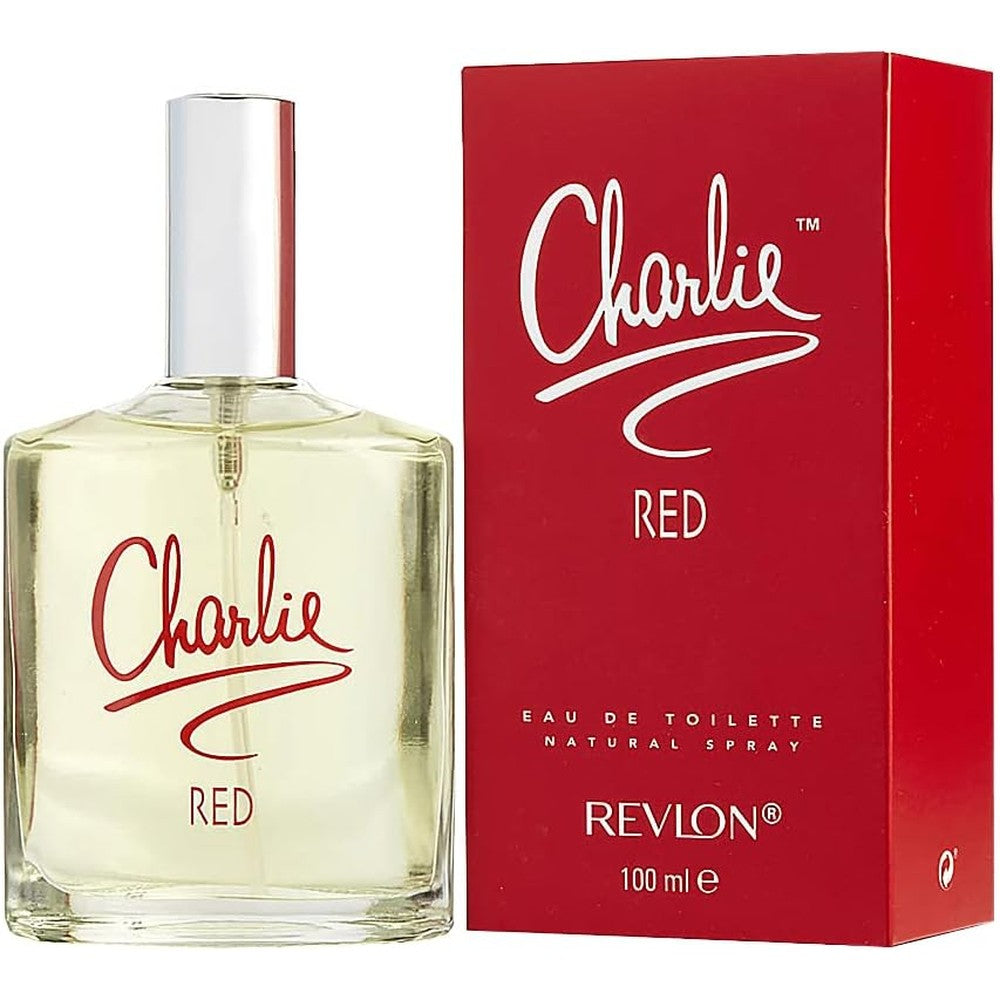 Revlon Charlie Red Eau De Toilette 100ml front view bottle