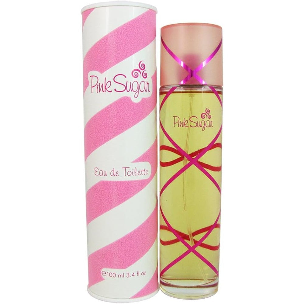 Aquolina Pink Sugar Eau de Toilette Spray 3.4 fluid ounce bottle front view