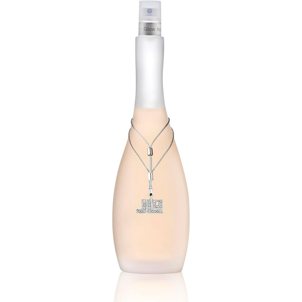Jennifer Lopez Glow Eau De Toilette 5 Ounce front view frosted bottle with charm