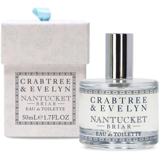 Crabtree and Evelyn Nantucket Briar Eau De Toilette bottle front view premium women perfume spray