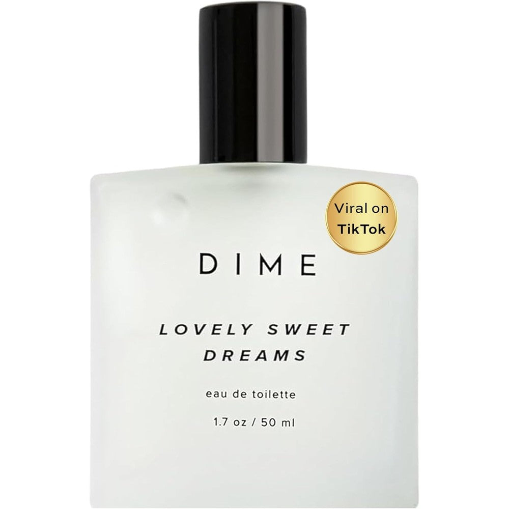 DIME Beauty Lovely Sweet Dreams perfume bottle front view clean fragrance for women