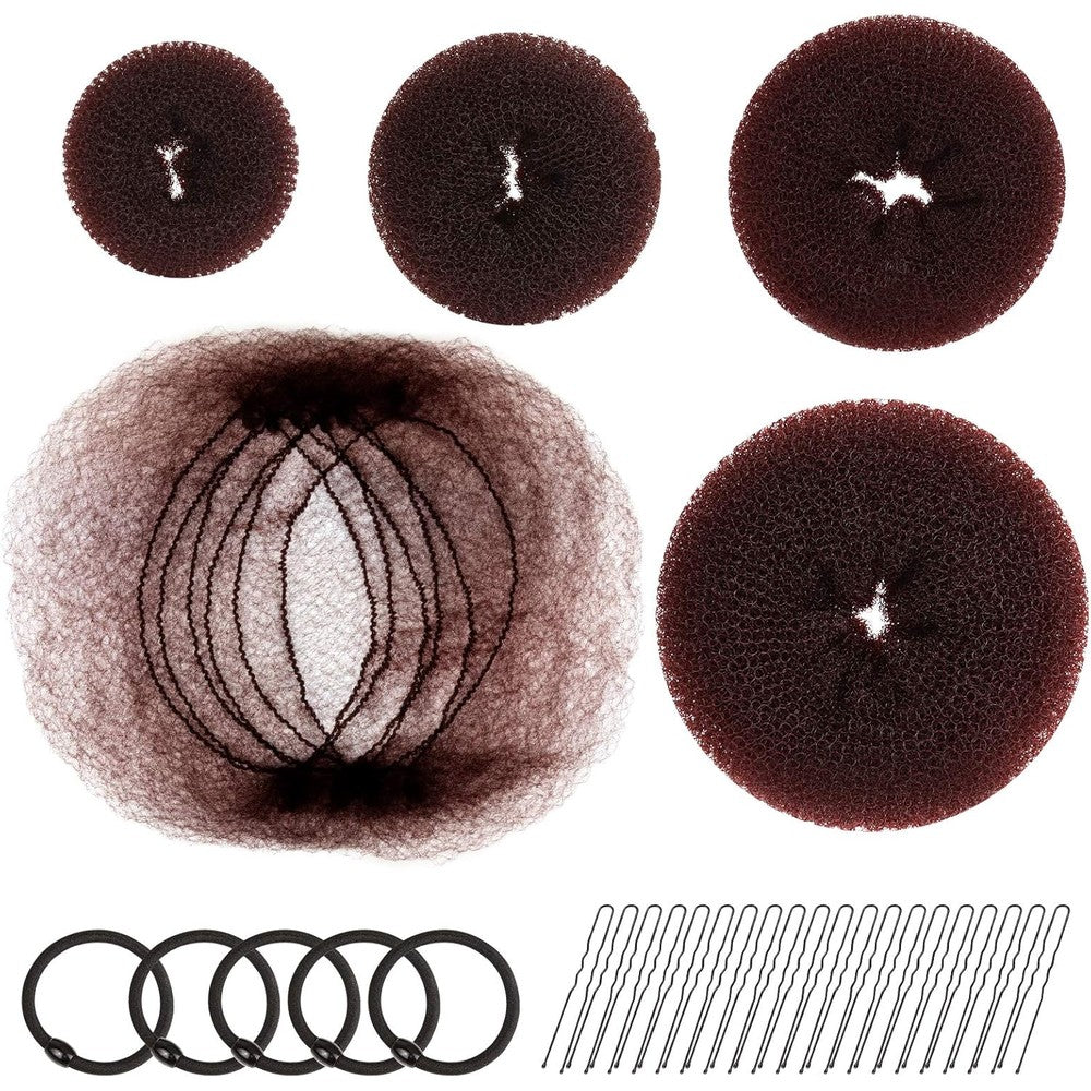 FANDAMEI Hair Accessory Set complete styling kit front view displaying all items.