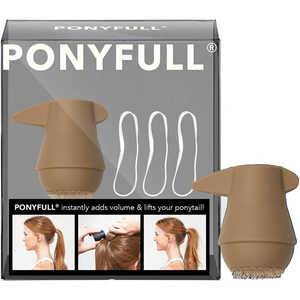 Kitsch Ponyfull Hair Volumizer Tool front view of blonde styling insert