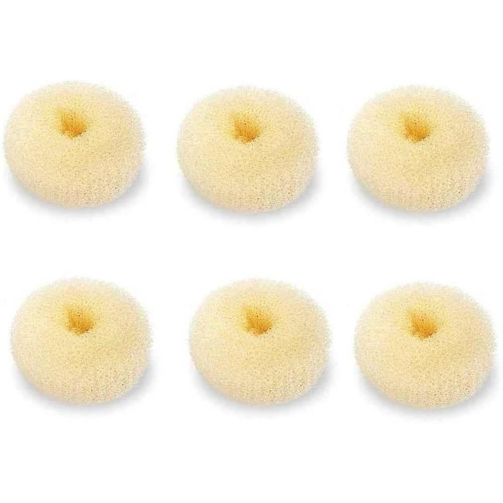 SQULIGT mini chignon donut hair shaper pack of six front view for kids hairstyles