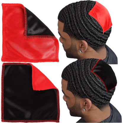 Himoswis Double Layer Crown Patch For Waves front view showing black and red compression pads