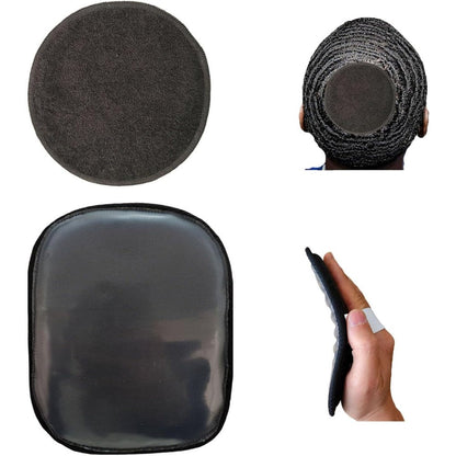 Kep-Mve crown patch for waves with 360 laydown pad set front view