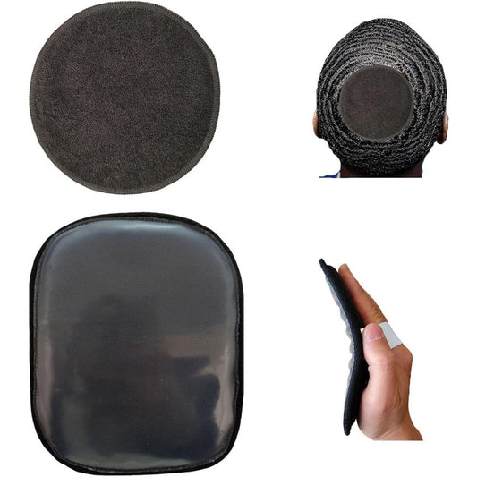 Kep-Mve crown patch for waves with 360 laydown pad set front view