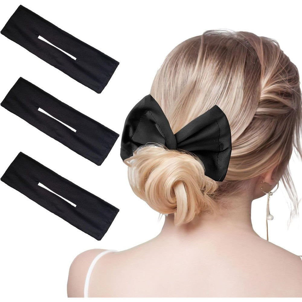 Pejlnd deft hair bun maker black front view